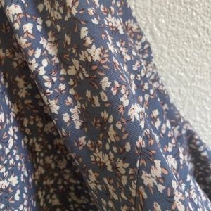 Shein , small , light blue blouse with flowers on it